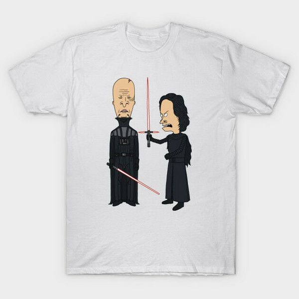x beavis and butthead kylo ren funny mashup white t-shirt tee shirt sport hooded sweatshirt hoodie