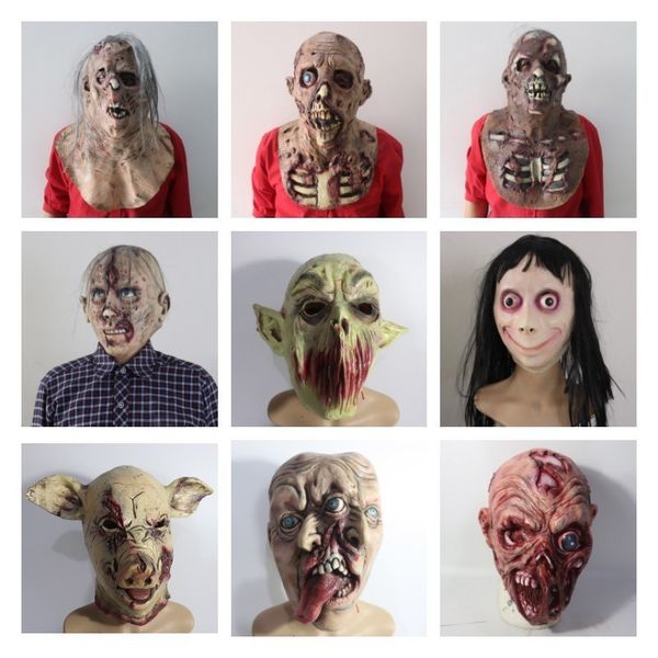 horror scary full latex halloween funny cosplay party skull blood head helmet real mask #922
horror scary full latex halloween funny cosplay party skull blood head helmet real mask #922