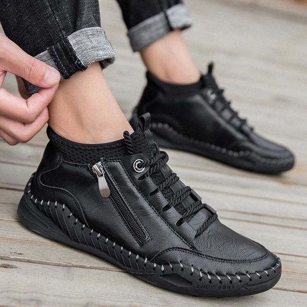fashion men's casual shoes handmade sewing non-slip sneakers trend flats shoes lace-up men shoes zapatillas hombre big size 48 #hh5s
fashion men's casual shoes handmade sewing non-slip sneakers trend flats shoes lace-up men shoes zapatillas hombre big size 48 #hh5s
