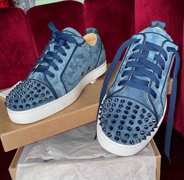 Popular Spikes Men's Red Bottom Sneakers Suede Genuine Leather Junior Spikes Leisure Low Top Flats Brand-new Couple Outdoor Sports Party,Wed, Black
Popular Spikes Men's Red Bottom Sneakers Suede Genuine Leather Junior Spikes Leisure Low Top Flats Brand-new Couple Outdoor Sports Party,Wed, Black