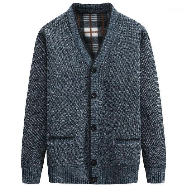 vintage stylish solid color cardigan knitted sweater 2020 middle aged men's fashion autumn warm long sleeve outerwear chic 1, White;black
vintage stylish solid color cardigan knitted sweater 2020 middle aged men's fashion autumn warm long sleeve outerwear chic 1, White;black
