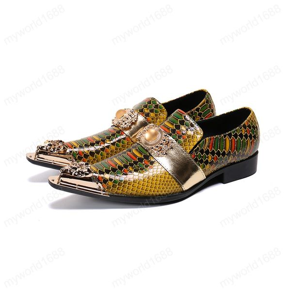 luxury metal pointed toe men wedding dress shoes men's summer fashon business casual party shoes plus size, Black
luxury metal pointed toe men wedding dress shoes men's summer fashon business casual party shoes plus size, Black