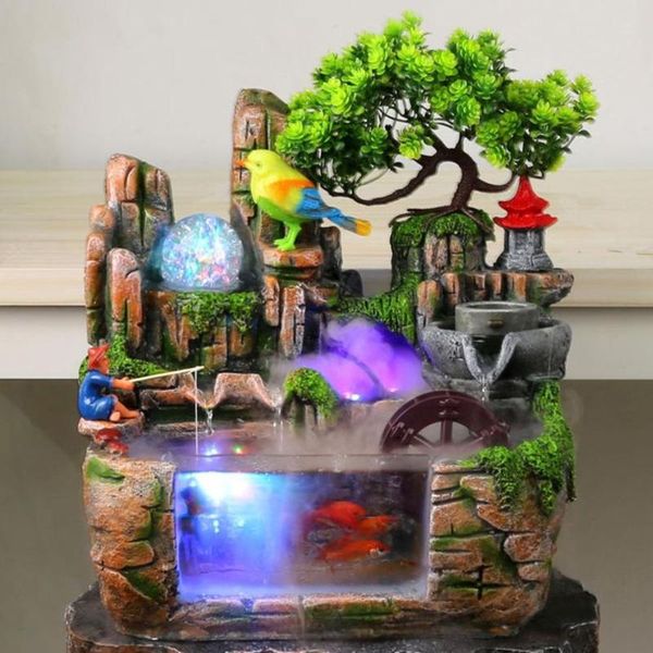 simulation rockery deskwater fountain bonsai fish tank with fog with colorful lights decorative ornaments atomizing effect
simulation rockery deskwater fountain bonsai fish tank with fog with colorful lights decorative ornaments atomizing effect