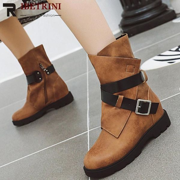 boots ribetrini retro women buckle ankle shoes zipper round toe low heel arrival boots1, Black
boots ribetrini retro women buckle ankle shoes zipper round toe low heel arrival boots1, Black