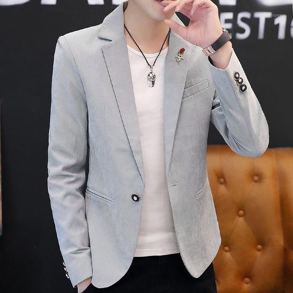 men's suits & blazers coco 2021 men casual slim fit single blazer teenager handsome thin solid color blazer1, White;black
men's suits & blazers coco 2021 men casual slim fit single blazer teenager handsome thin solid color blazer1, White;black