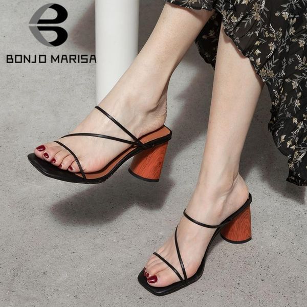 bonjomarisa summer concise narrow band dress mules all genuine leather heeled mules women 2020 high heels summer shoes woman1, Black
bonjomarisa summer concise narrow band dress mules all genuine leather heeled mules women 2020 high heels summer shoes woman1, Black