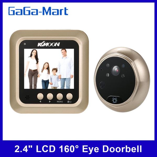 kkmoon 2.4" lcd digital peephole viewer 160° door eye doorbell hd ir camera night vision p taking/video recording tf card
kkmoon 2.4" lcd digital peephole viewer 160° door eye doorbell hd ir camera night vision p taking/video recording tf card