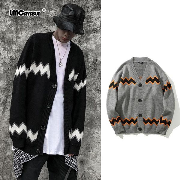 lmc/ hip hop hole ripped cardigan sweaters women 2020 harajuku stripe knitted cardigan for woman loose all-match v-neck, White;black
lmc/ hip hop hole ripped cardigan sweaters women 2020 harajuku stripe knitted cardigan for woman loose all-match v-neck, White;black