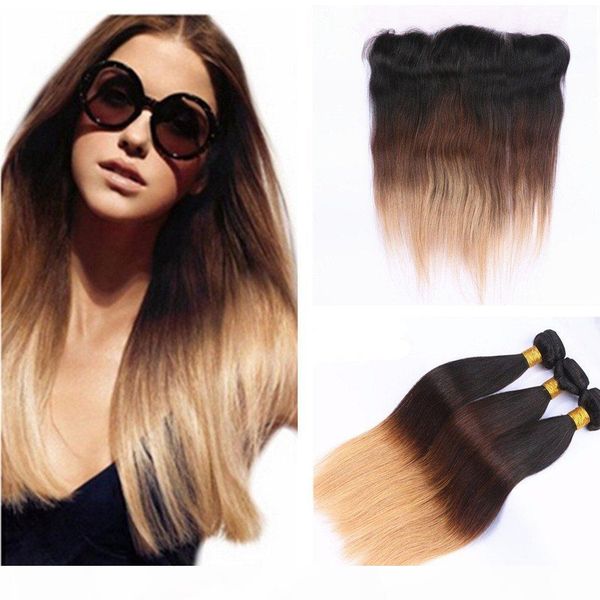 #1b 4 27 three tone bundle deals honey blonde lace frontal closure with bundles brazilian virgin human hair with lace frontal closure, Black;brown
#1b 4 27 three tone bundle deals honey blonde lace frontal closure with bundles brazilian virgin human hair with lace frontal closure, Black;brown