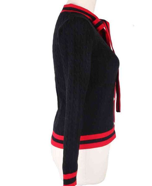 women's sweaters brand same style cardigan regular long sleeve crew neck red/black bow women clothes 5 qx9u, White;black
women's sweaters brand same style cardigan regular long sleeve crew neck red/black bow women clothes 5 qx9u, White;black