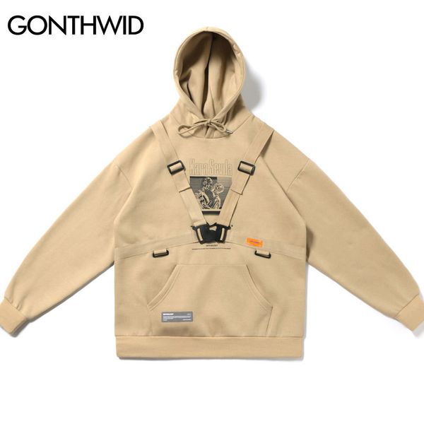gonthwid blind love print buckle ribbons fleece hooded sweatshirts pullover hoodies streetwear hip hop hipster casual mens lj201029, Black
gonthwid blind love print buckle ribbons fleece hooded sweatshirts pullover hoodies streetwear hip hop hipster casual mens lj201029, Black