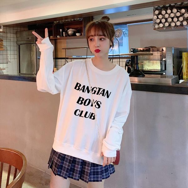 осень женщина kpop bangtan boys толстовка sudadera mujer письмо крупногабаритные streetwear корейское harajuku топы moleton felpe донна, Black
осень женщина kpop bangtan boys толстовка sudadera mujer письмо крупногабаритные streetwear корейское harajuku топы moleton felpe донна, Black