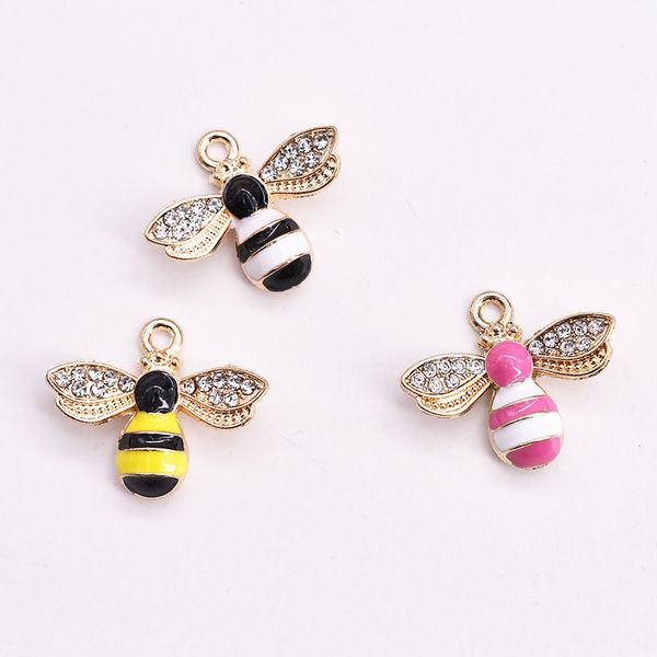 100pcs/lot 19x24mm enamel bee charm for jewelry making cute earring pendant bracelet necklace charms diy design charms, Bronze;silver
100pcs/lot 19x24mm enamel bee charm for jewelry making cute earring pendant bracelet necklace charms diy design charms, Bronze;silver