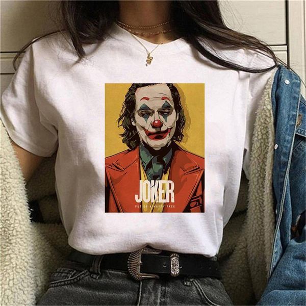 joker joquin phoenix horror movie t shirt women men funny cartoon t-shirt graphic tshirt hip hop streetwear tees, White
joker joquin phoenix horror movie t shirt women men funny cartoon t-shirt graphic tshirt hip hop streetwear tees, White