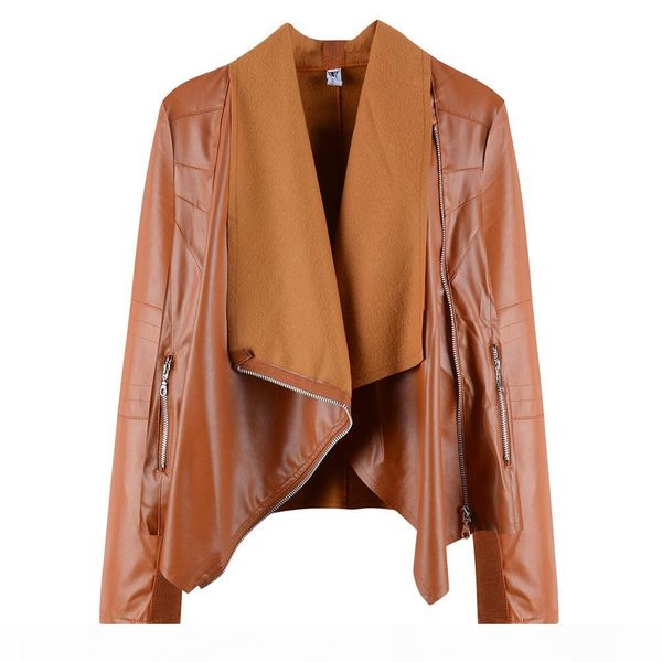 wholesale-s~4xl plus size brand womens leather jackets and coats british style long sleeve casual women leather jacket coat overcoat 07749, Black
wholesale-s~4xl plus size brand womens leather jackets and coats british style long sleeve casual women leather jacket coat overcoat 07749, Black