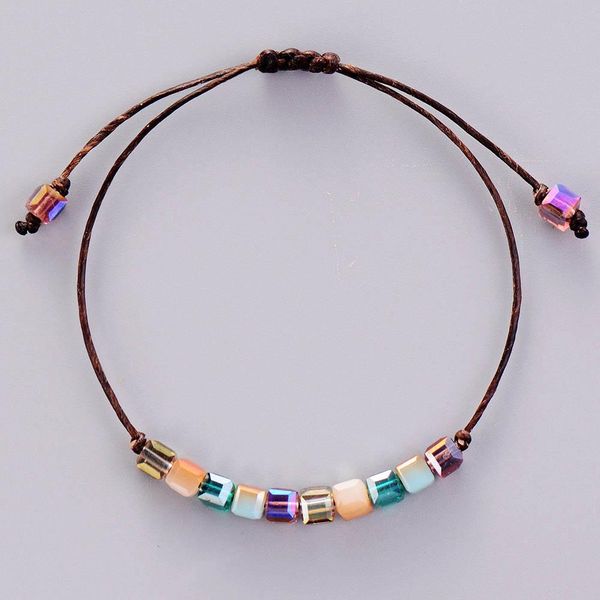 simple bracelet handmade boho half plating square crystal bracelet birthday gift dropshipping jewelry friendship bead bracelet sqctzu, Golden;silver
simple bracelet handmade boho half plating square crystal bracelet birthday gift dropshipping jewelry friendship bead bracelet sqctzu, Golden;silver