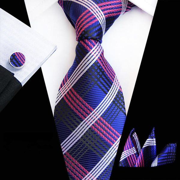 mens tie set 2020 jacquard silk ties pocket square cufflinks fashion floral stripes plaids ties for men 8cm corbatas black, Black;gray
mens tie set 2020 jacquard silk ties pocket square cufflinks fashion floral stripes plaids ties for men 8cm corbatas black, Black;gray