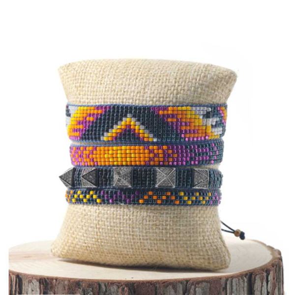charm bracelets showboho miyuki hand-woven bracelet with rivets bileklik pulsera mujer ladies hand-made, Golden;silver
charm bracelets showboho miyuki hand-woven bracelet with rivets bileklik pulsera mujer ladies hand-made, Golden;silver