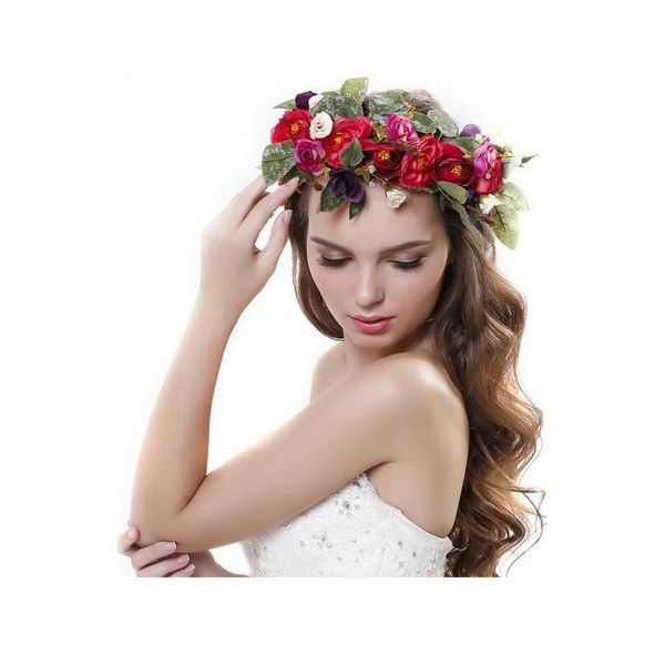 women flowers wreath bridal flower crown headband kids party flower hairband korean hair accessories adjustable floral qylfom
women flowers wreath bridal flower crown headband kids party flower hairband korean hair accessories adjustable floral qylfom