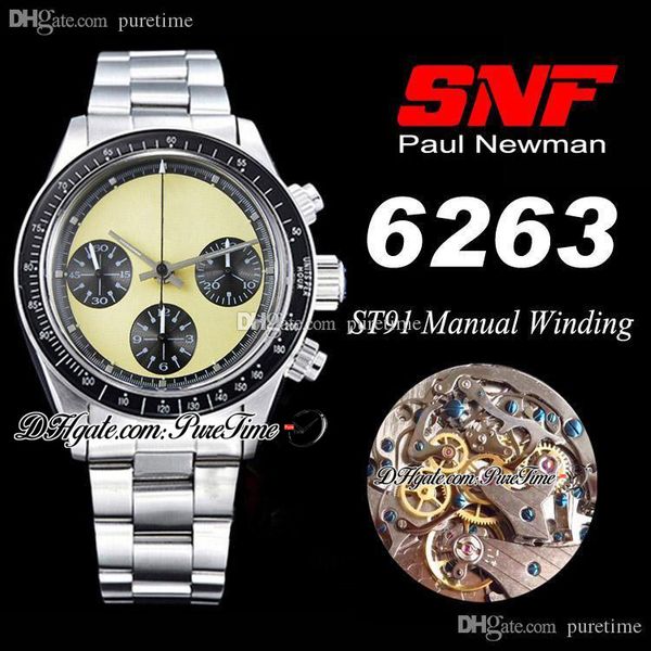snf retro bamford paul newman ref.6263 st91 manual winding chronograph mens watch yellow dial black subdial ss bracelet ptrx puretime b10, Slivery;brown
snf retro bamford paul newman ref.6263 st91 manual winding chronograph mens watch yellow dial black subdial ss bracelet ptrx puretime b10, Slivery;brown