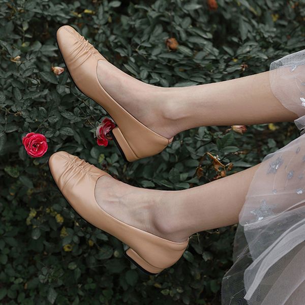 2020 sheep leather soft comfy womanly shoes round toe french low-heel romantic stylish lady courting sweet spring bombs uvdq, Black
2020 sheep leather soft comfy womanly shoes round toe french low-heel romantic stylish lady courting sweet spring bombs uvdq, Black