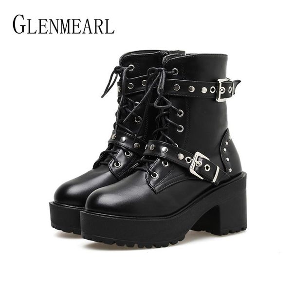 ankle boots platform winter shoes stable heel platform ankle gothic boots winter shoes warm round toe 2020 new arrival, Black
ankle boots platform winter shoes stable heel platform ankle gothic boots winter shoes warm round toe 2020 new arrival, Black