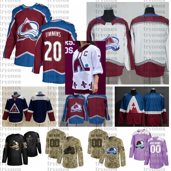 2021 reverse retro customize #20 conor timmins colorado avalanche hockey jerseys golden edition camo veterans day fights cancer shirts, Black;red
2021 reverse retro customize #20 conor timmins colorado avalanche hockey jerseys golden edition camo veterans day fights cancer shirts, Black;red