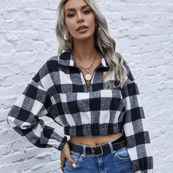 women's jackets jyss plaid women short jacket coat black white zipper pullovers autumn cropped outwear turn down collar coats 602921, Black;brown
women's jackets jyss plaid women short jacket coat black white zipper pullovers autumn cropped outwear turn down collar coats 602921, Black;brown