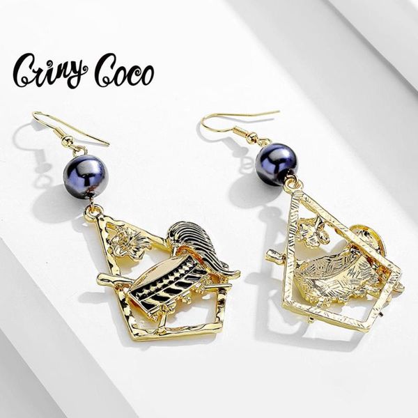 Cring Coco Hawaii Style Drum Drop Pearl Earrings for Women 2020 Fashion Gold Color Statement Dangle Earrings Earring Jewellery, Silver
Cring Coco Hawaii Style Drum Drop Pearl Earrings for Women 2020 Fashion Gold Color Statement Dangle Earrings Earring Jewellery, Silver