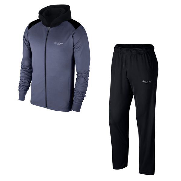 plus size men's dark grey casual and fitness tracksuit 4xl-10xl - black capuched - m7 1004, Gray 
plus size men's dark grey casual and fitness tracksuit 4xl-10xl - black capuched - m7 1004, Gray