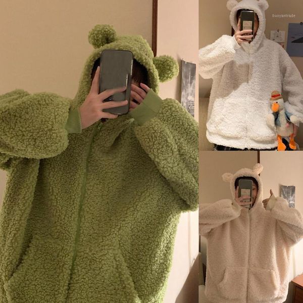 women's jackets fashion women casual fleece hoodie blouse long sleeve pullover loose coat for jacket 20211, Black;brown
women's jackets fashion women casual fleece hoodie blouse long sleeve pullover loose coat for jacket 20211, Black;brown
