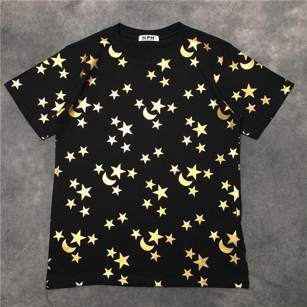 2021 high new novelty luxury men moon stars golden t shirts t-shirt hip hop skateboard street cotton t-shirts tee kenye #n202 8wy1, Black
2021 high new novelty luxury men moon stars golden t shirts t-shirt hip hop skateboard street cotton t-shirts tee kenye #n202 8wy1, Black