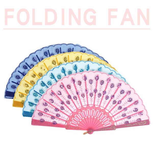 party favor hand held folding fans chinese style printing sequin plastic rod for wedding supplies aia99
party favor hand held folding fans chinese style printing sequin plastic rod for wedding supplies aia99