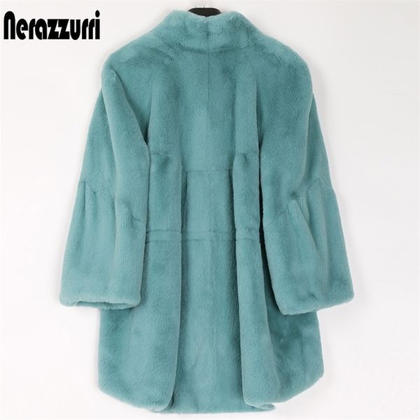 nerazzurri fluffy loose faux fur coat women flare raglan sleeve plus size furry jacket fashion autumn winter women clothes 201214, Black
nerazzurri fluffy loose faux fur coat women flare raglan sleeve plus size furry jacket fashion autumn winter women clothes 201214, Black