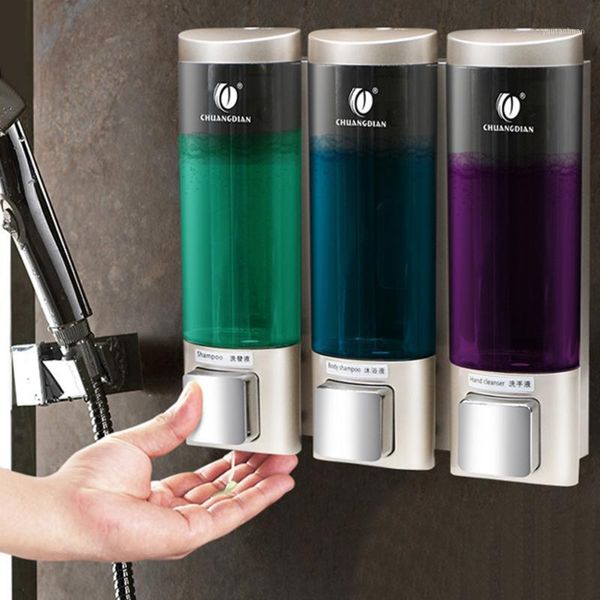 liquid soap dispenser chuangdian shampoo box wall-mounted dispensers 3 chamber shower gel bottles bathroom accessories bottle1
liquid soap dispenser chuangdian shampoo box wall-mounted dispensers 3 chamber shower gel bottles bathroom accessories bottle1