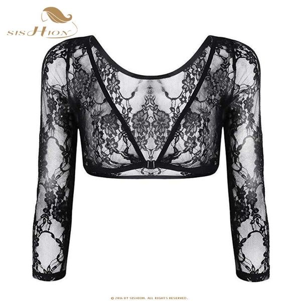 sishion long sleeve see through qy0625 black white women ladies sheer lace blouse perspective
sishion long sleeve see through qy0625 black white women ladies sheer lace blouse perspective