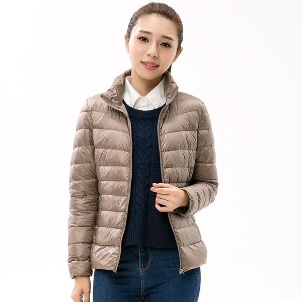 2019 new woman stand collar slim short ultra light down jackets female wear coat parkas plus size 3xl parkas mujer invierno feme1, Black
2019 new woman stand collar slim short ultra light down jackets female wear coat parkas plus size 3xl parkas mujer invierno feme1, Black