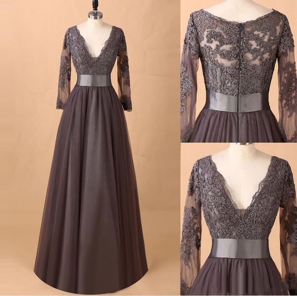 real p mother of the bride dress lace long sleeve soft tulle a line floor length formal wedding party gowns custom plus size, Black;red
real p mother of the bride dress lace long sleeve soft tulle a line floor length formal wedding party gowns custom plus size, Black;red
