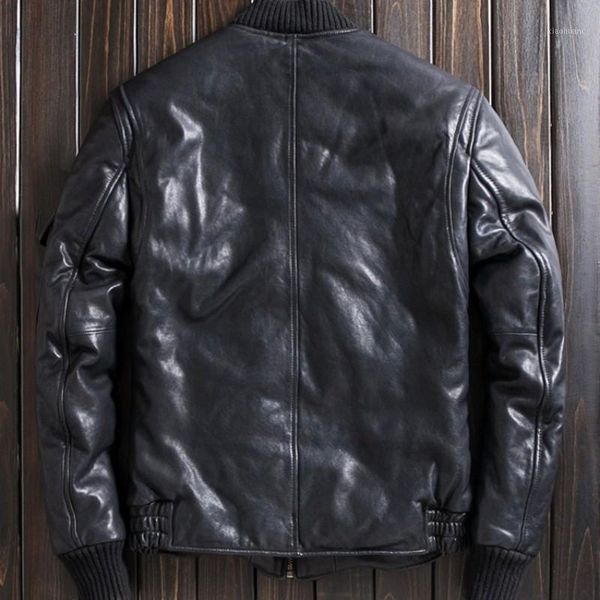 men's leather sheepskin coat brand relaxed winter concentrated to the lower coat fashion street black motorcycle leather1
men's leather sheepskin coat brand relaxed winter concentrated to the lower coat fashion street black motorcycle leather1