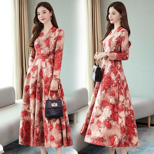 a3g56 skirt v-neck dress skirtlong sleeve long skirtdress for women's fall 2019 new style waist closing styleslim and aging velvet mid, Black;gray
a3g56 skirt v-neck dress skirtlong sleeve long skirtdress for women's fall 2019 new style waist closing styleslim and aging velvet mid, Black;gray