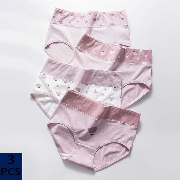 fashion printed panties high waist cotton plus size colorful women's under cute briefs, Black;pink
fashion printed panties high waist cotton plus size colorful women's under cute briefs, Black;pink