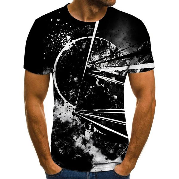 men's 3d 2020 digital printing abstract creative boys and girls short sleeve casual t-shirt, White;black
men's 3d 2020 digital printing abstract creative boys and girls short sleeve casual t-shirt, White;black