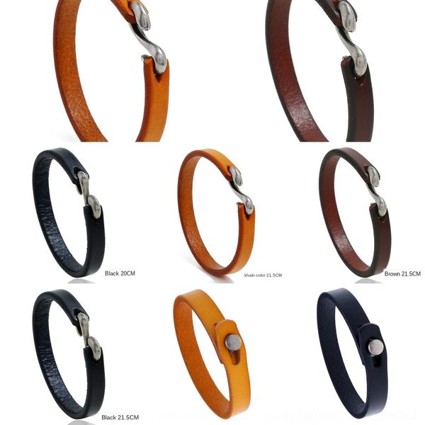 9e1yx new simple cowhide jewelry rock men's bracelet new simple cowhide leather jewelry bracelet rock leather men's otlar, Golden;silver
9e1yx new simple cowhide jewelry rock men's bracelet new simple cowhide leather jewelry bracelet rock leather men's otlar, Golden;silver