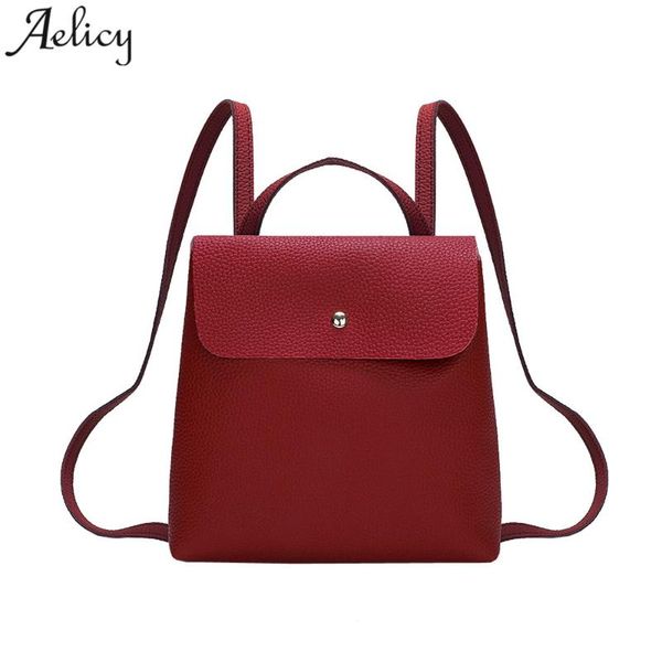 aelicy backpack women leather pure color girls school bag satchel travel shoulder bag for ladies mochila feminina drop ship 2020
aelicy backpack women leather pure color girls school bag satchel travel shoulder bag for ladies mochila feminina drop ship 2020