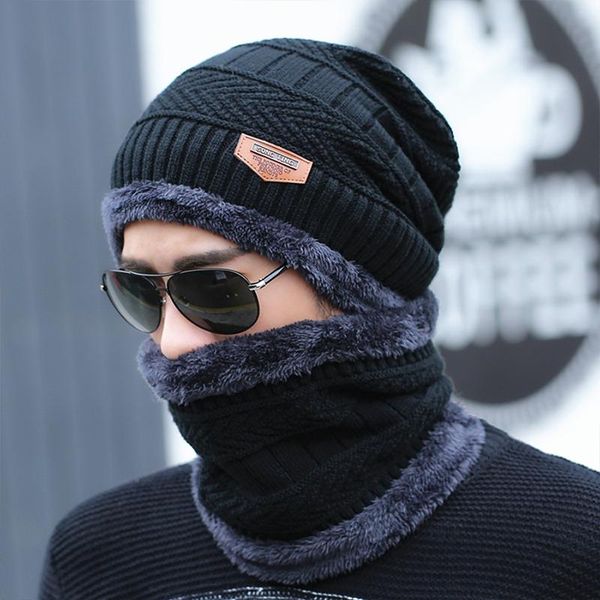 winter coral fleece hat beanies men's hat scarf warm breathable wool knitted for boys letter double layers cap gorro, Blue;gray
winter coral fleece hat beanies men's hat scarf warm breathable wool knitted for boys letter double layers cap gorro, Blue;gray