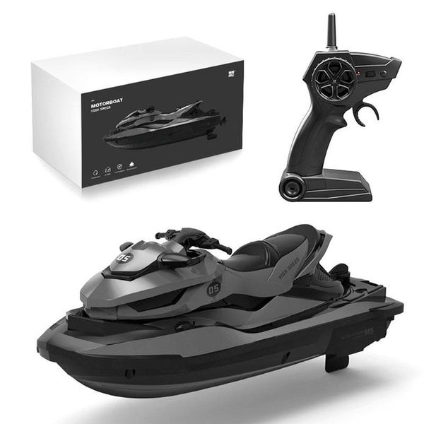 M5 2.4G Mini Remote Control RC Boat Motorboat Children's Educational Summer For Water Model Learning in Skiing Children Toy S9W0, Black
M5 2.4G Mini Remote Control RC Boat Motorboat Children's Educational Summer For Water Model Learning in Skiing Children Toy S9W0, Black