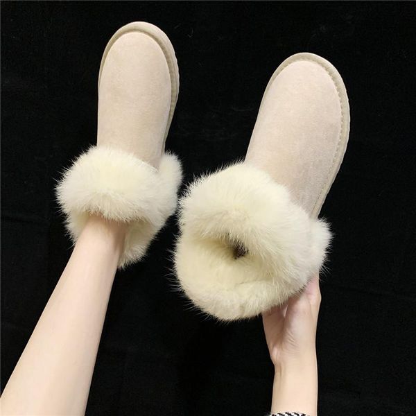 shoes boots women new 2021 round toe winter footwear plush australia flat heel ankle fur low snow rubber ladies lace-up, Black
shoes boots women new 2021 round toe winter footwear plush australia flat heel ankle fur low snow rubber ladies lace-up, Black