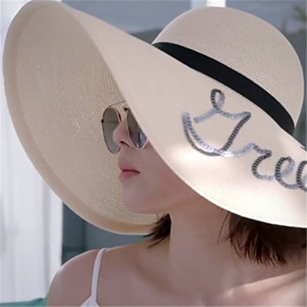 личность блестки вышивка письмо шляпы волновые большие брим шляпы женский курорт пляж hat защита от ультрафиолетовых лучей hat женщины cap, Black;white
личность блестки вышивка письмо шляпы волновые большие брим шляпы женский курорт пляж hat защита от ультрафиолетовых лучей hat женщины cap, Black;white