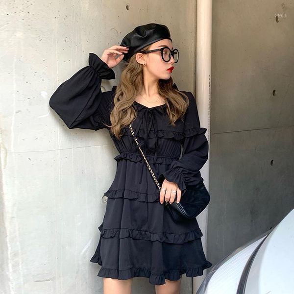 casual loose vintage ins long sleeve dress women's dresses japanese harajuku ulzzang female korean kawaii clothing for women1, Black;gray
casual loose vintage ins long sleeve dress women's dresses japanese harajuku ulzzang female korean kawaii clothing for women1, Black;gray