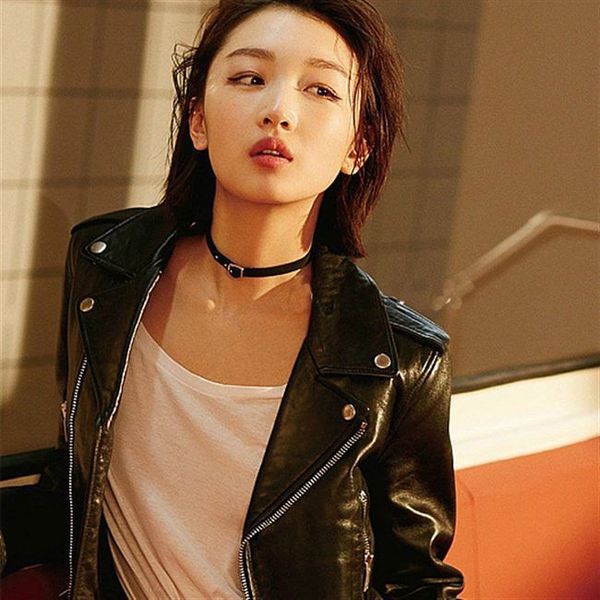 black personality yuansuo style short collar punk buckle leather necklace necklaces women fashion, Silver
black personality yuansuo style short collar punk buckle leather necklace necklaces women fashion, Silver